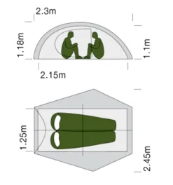 Exped Mira II HL -OutFit Verkaufs-Shop Mira2 grund