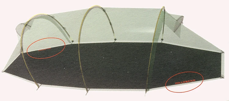 Hilleberg Footprint Kaitum 3 1 Hilleberg Footprint Kaitum 3