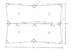 Big Agnes Sand Wash Car Tarp -OutFit Verkaufs-Shop tarp masse
